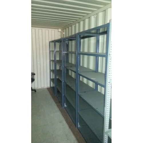 Mechano Grey Shelf Parts Storage Shelving, 6Shelves /unit Allsold